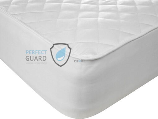 mpq quilted waterproof mattress protector cover side