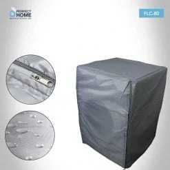 FLC-80 front loader washing machine cover closed