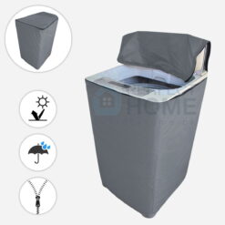 top-80 grey top load washing machine cover