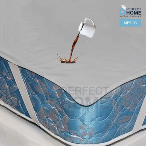 MPS-03 waterproof mattres protector flat sheet grey